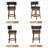 360° Swivel Bar & Counter Stool with Nailhead Trim, Upholstered Solid Wood Bar Chair for Kitchen Island-686868505-680461137