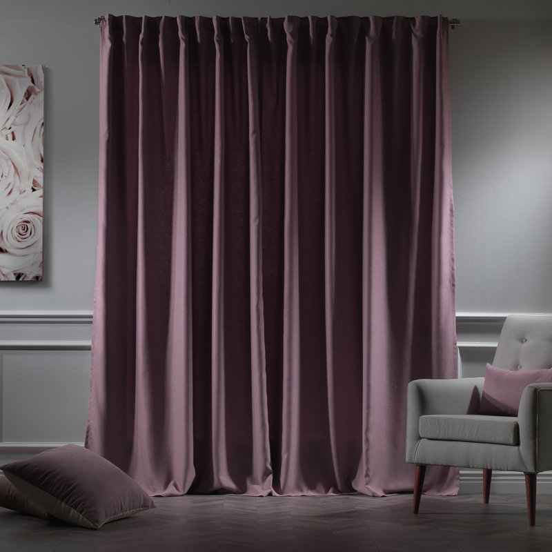 Panneau décoratif décoratif extra large et très long fait sur mesure, Rose rose, L 52 po x L 228 po