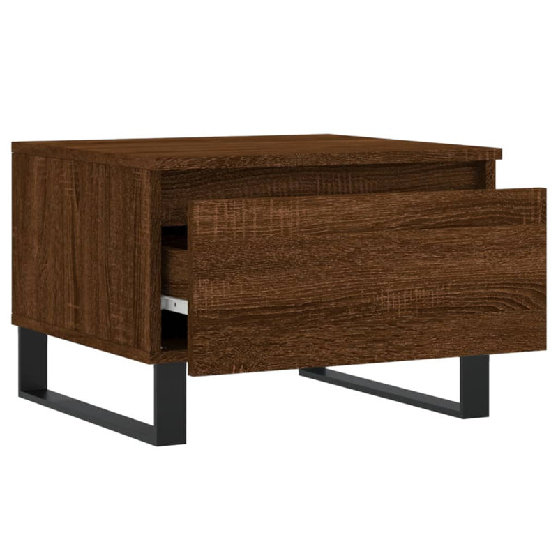 Coffee Table with Storage, Brown Oak