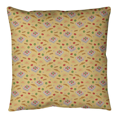 Coussin de sol pizza