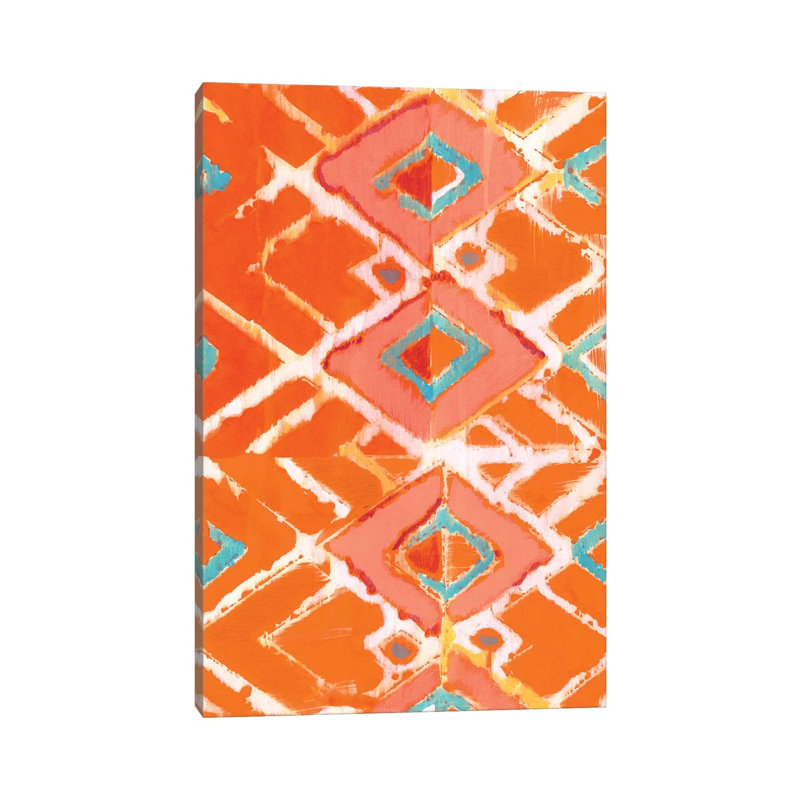 Orange Tribal I by Jodi Fuchs - Wrapped Canvas Print, 66.04 cm H x 45.72 cm W