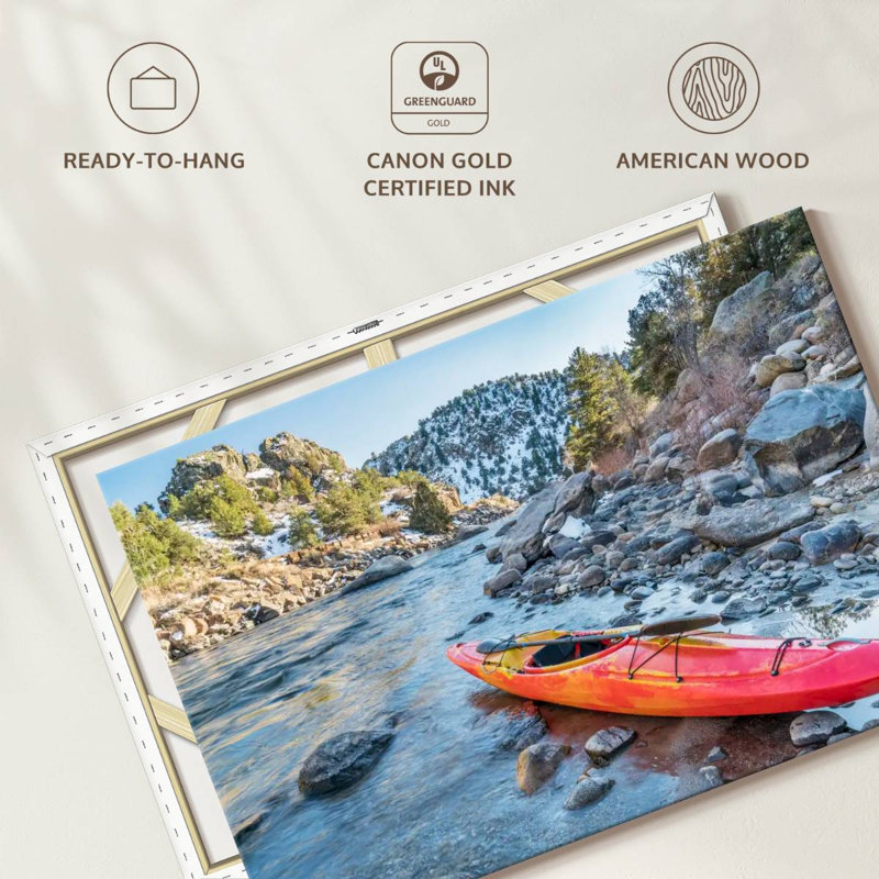 Kayak d'eau vive Mehar, H 30 po x l 45 po