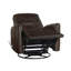 Fauteuil inclinable et pivotant en similicuir Sacson-540317558