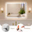 Abbagail LED Bathroom Mirror Bluetooth, Dimmable, Defog, Wall Mount-452301646