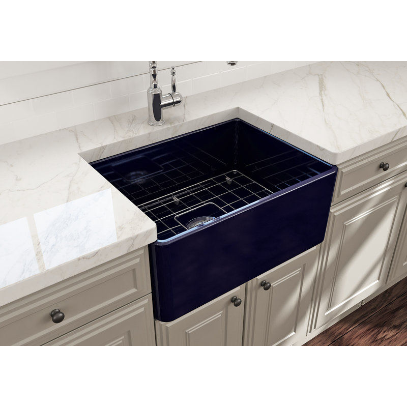 24'' L Kitchen Sink, White