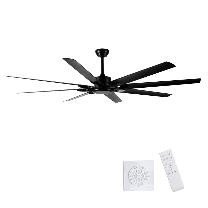 75 Inch Industrial DC Motor Ceiling Fan No Light