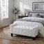 Banc de rangement rembourré 50 "avec garniture cloutée-275044979