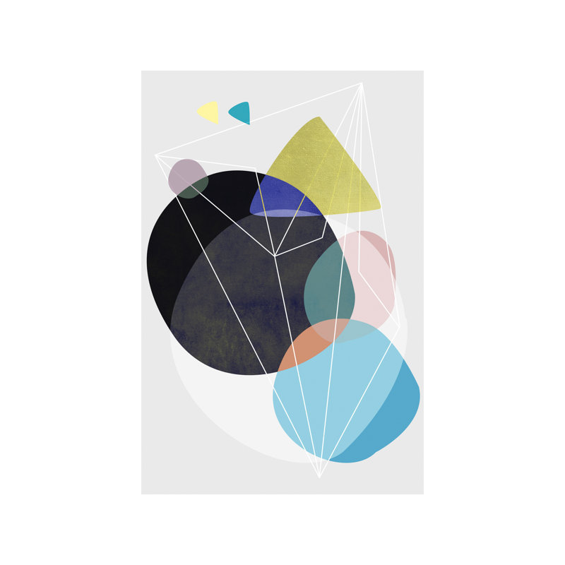 « graphic clxxiii » par mareike böhmer-impression sur image, H 48 po x l 32 po x P 1,5 po, Toile tendue