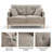 Brewen 56.71'' Upholstered Loveseat-1289064030