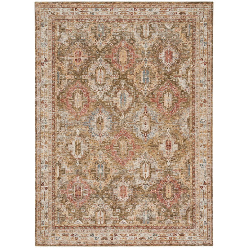 Geometric Indoor Rug, Rectangle 9'3" x 12'7"
