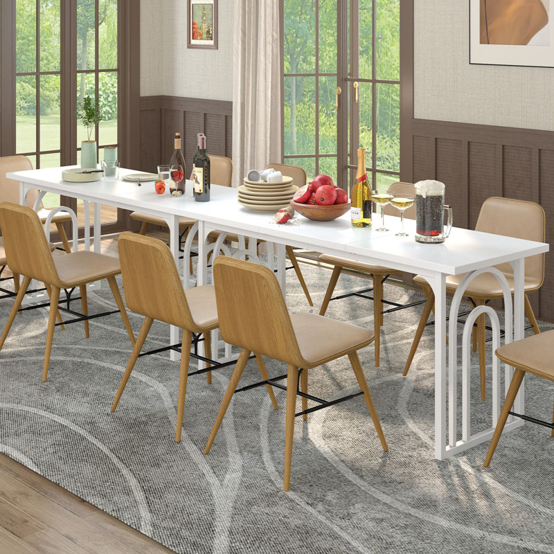 Metal Base Dining Table
