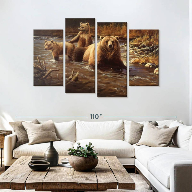 Brampt The Bathers, 54" H x 84" W