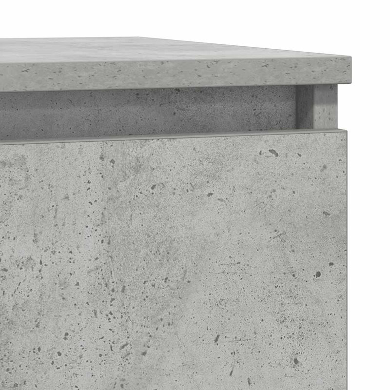 Sideboard With Drawer 71X35x84 Cm Engineered Wood, Concrete Grey