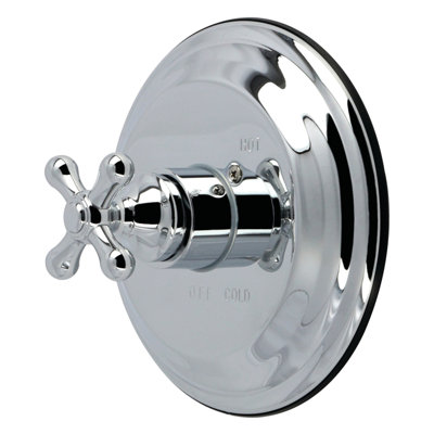Kingston Brass Restoration Single-Handle Pressure Balanced Shower Valve Trim Kit - Valve Included