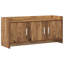 Unfinished TV Stand for TVs up to 49" with Fireplace Included-1251596475