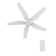 Smart DC Ceiling Fan with Light, Remote Control Flush-Mounted