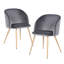 Chaises d'appoint de salle à manger en velours 18,9 po Raegan-358184291-368072713