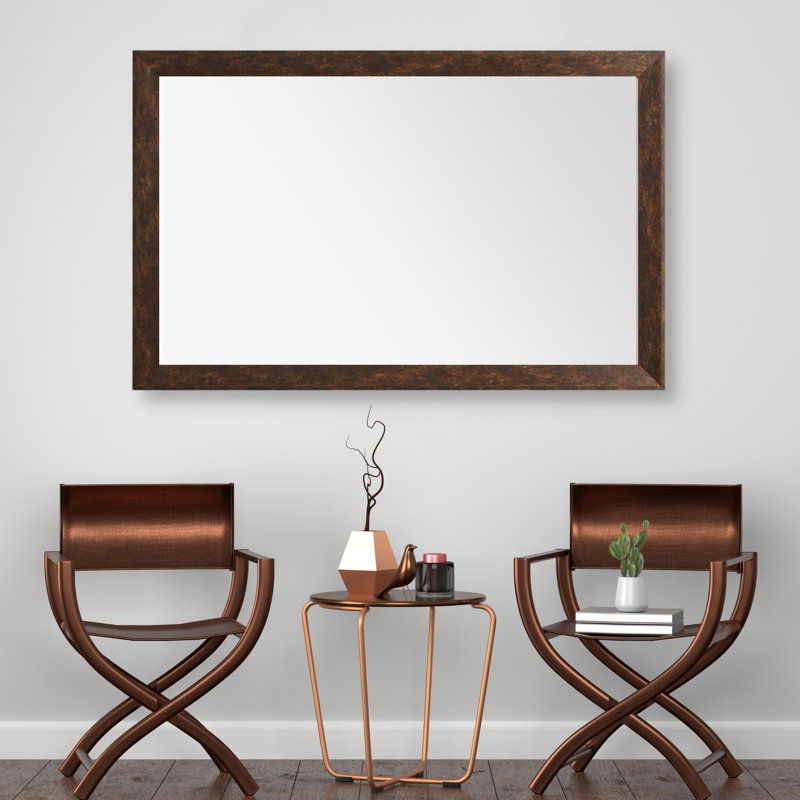 Miroir Larue, Bronze vénitien, 34 po x 44 po