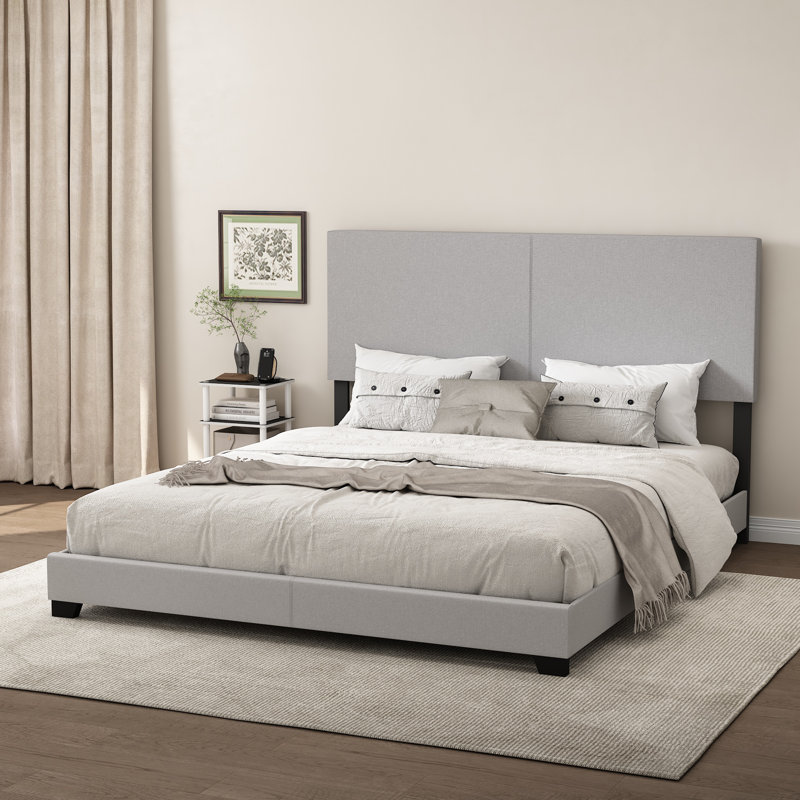 Thionville Upholstered Bed, California King, Glacier