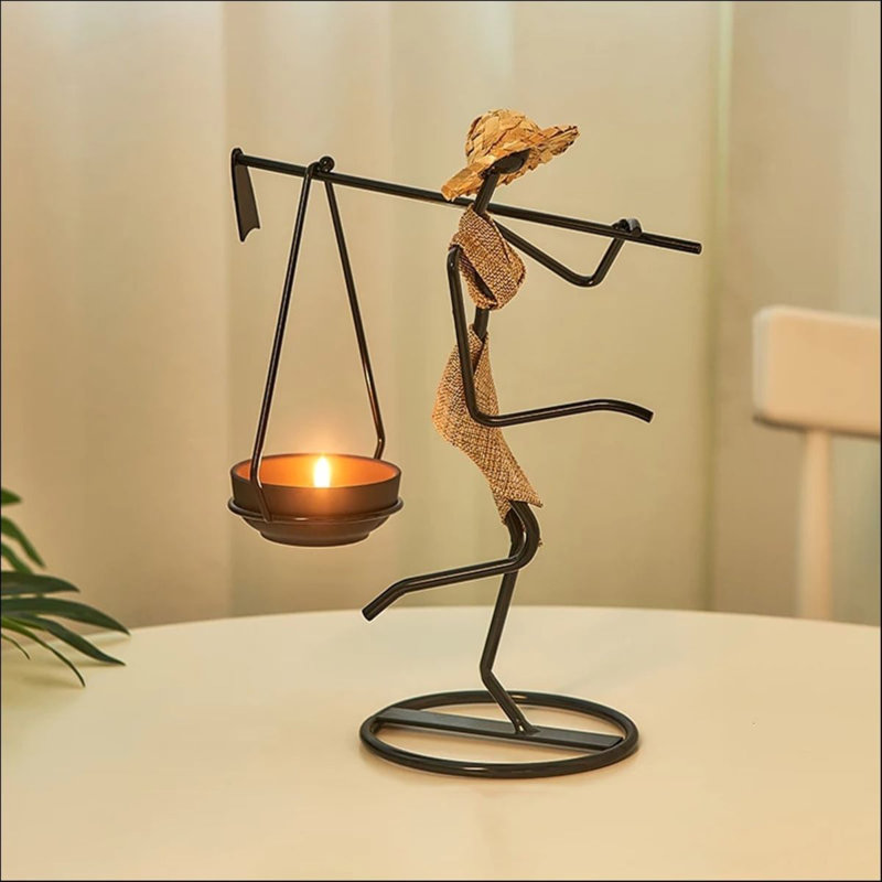Tealight Candle Holder, Yellow