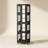 4-Tier Steel Rotating Bookshelf with 360° Wheels, Large Size Book Rack-1128766551