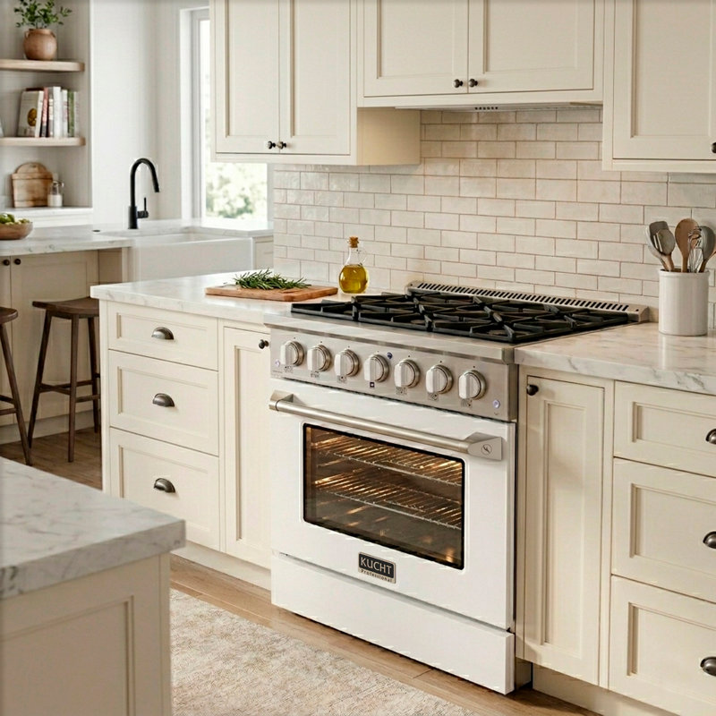 Kucht 36 in. W Smart Range, Liquid Propane