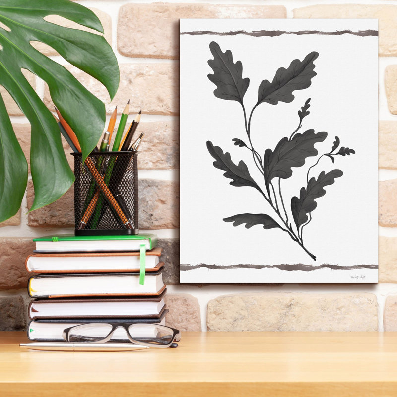 «Epic Graffiti 'Leaf Collection IV» par Cindy Jacobs, impression sur toile Giclée, H 16 po x l 12 po x P 0,75 po
