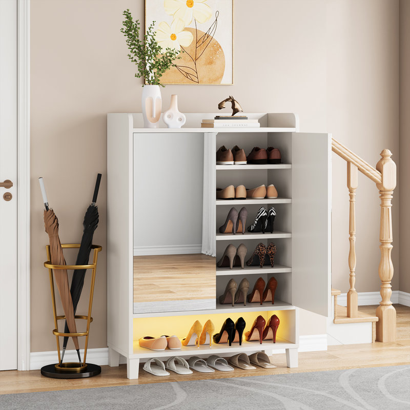 24 Pair Shoe Storage Cabinet