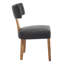 Chaise d'appoint rembourrée en bois massif avec dossier incurvé-110036792-110036795