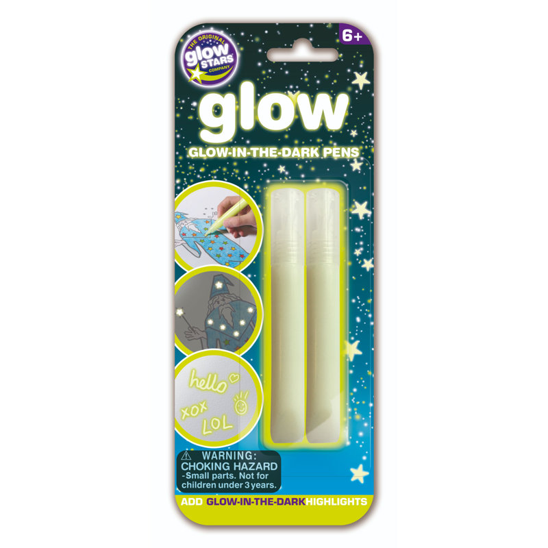 The Original Glowstars - Marqueurs Glow-In-The-Dark, paquet de 2