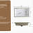 undermount Kitchen Sink, Eridanus 24" L x 16" W Undermount Kitchen Sink White Ceramic Sink Deep Single Bowl without Bottom Grid and Strainer Drain