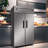 27.19 Cu Ft 770L Commercial Dual Temperature Zone Refrigerator With Built-In Freezer