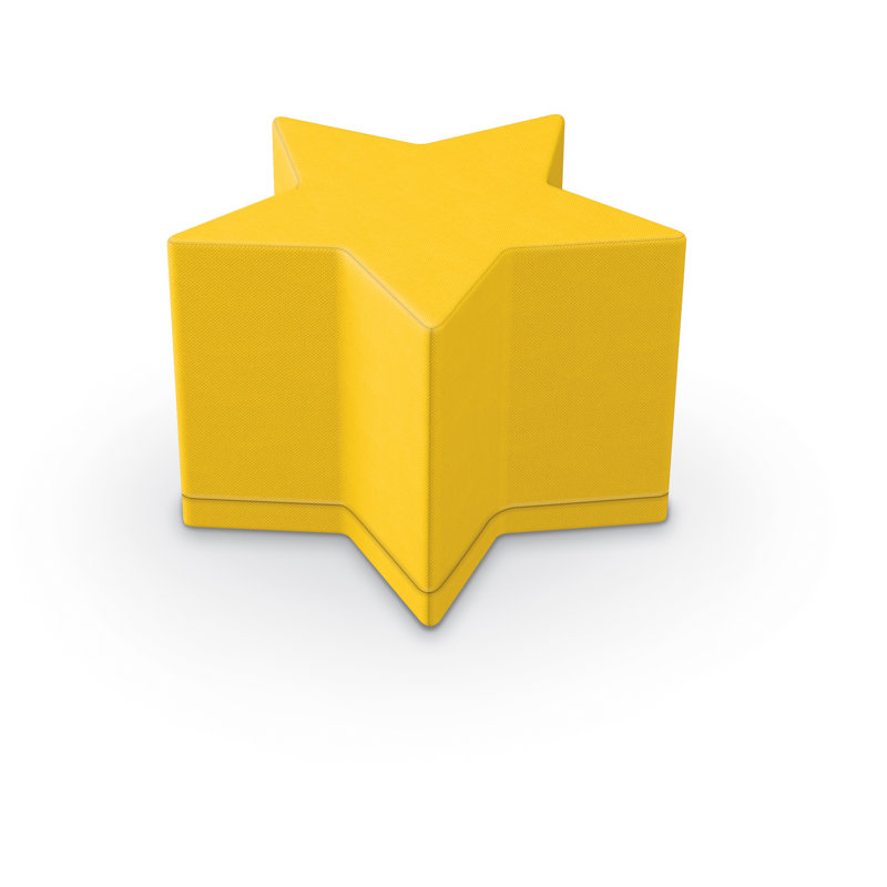 Repose-pieds Star Imperial, Jaune