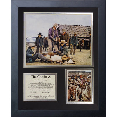 Souvenirs encadrée cowboys movie