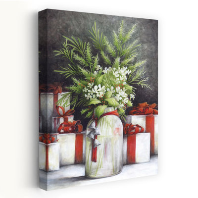 Art floral contemporain de Noël