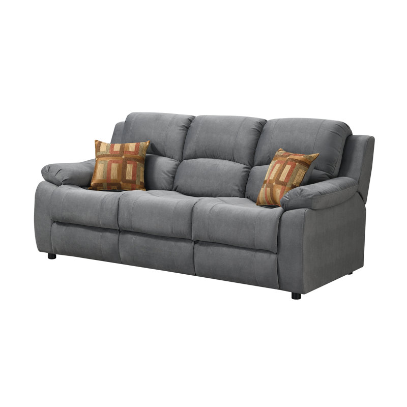 Stashia Upholstered 86'' Sleeper Sofa, Gray
