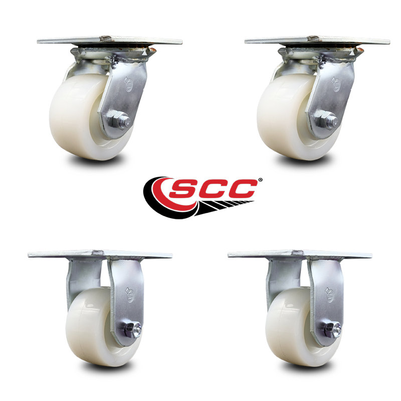4 Piece Nylon Caster Set