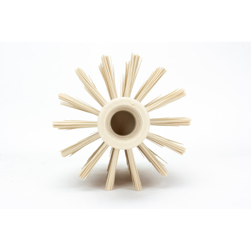 Brosses de nettoyage de valve, H 5,90 po x L 5,90 po x l 3 po, Beige