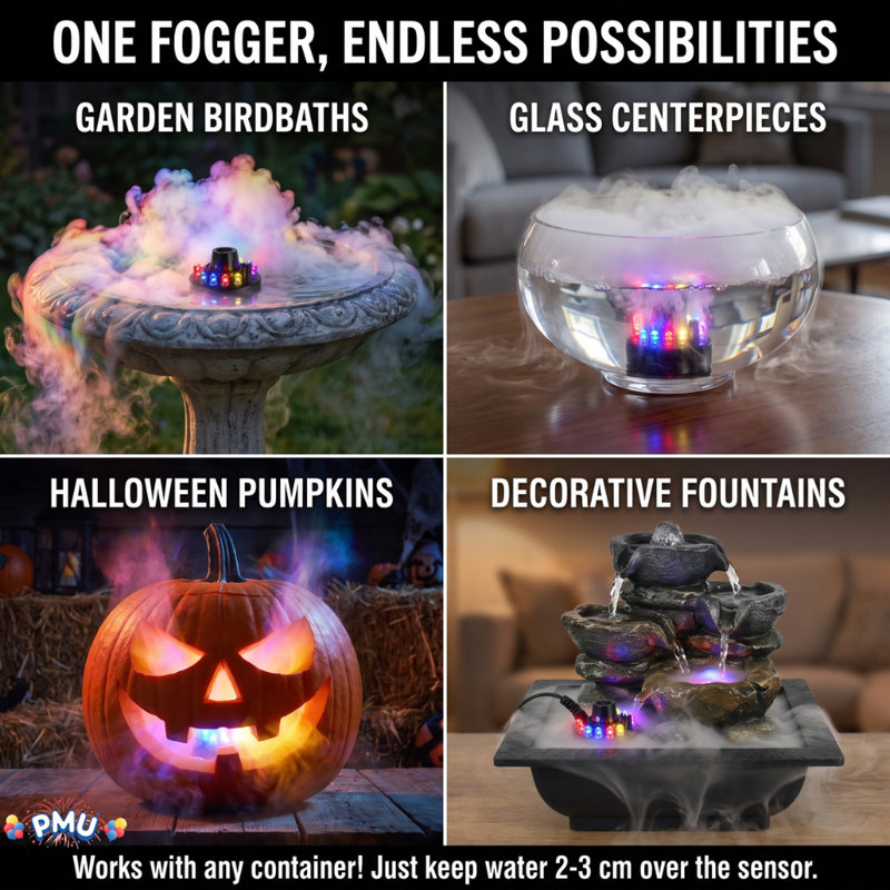 Brumisateur de brume magique multicolore pour chaudron PMU Halloween