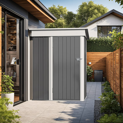 Outdoor 5 ft. W x 3 ft. D Material Storage Shed