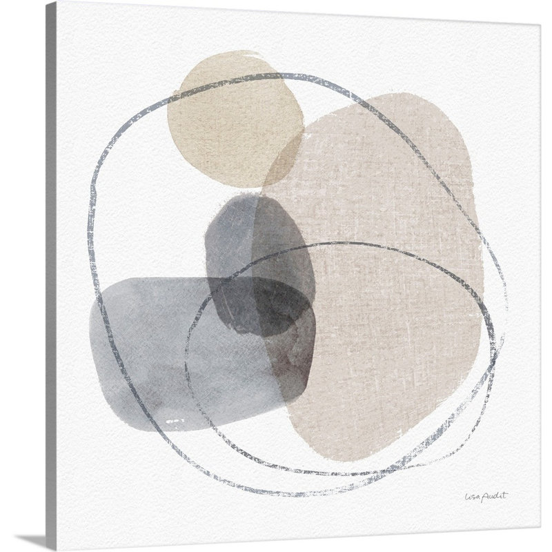 «Think Neutral 08» par Lisa Audit - reproduction d'art, Toile tendue, H 30 po x l 30 po x P 1,25 po