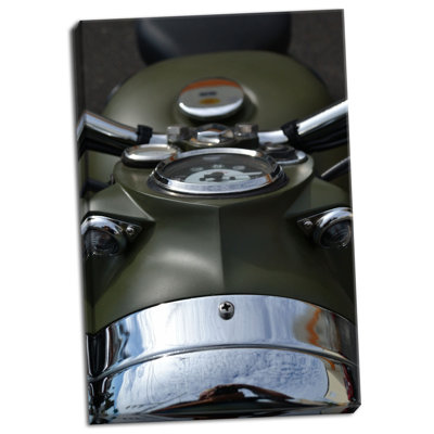 « motocyclette ii », reproduction de photo sur toile tendue