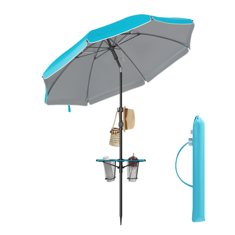 11cm Beach Parasol, Blue