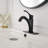 Single-Hole Single-handle Bathroom Faucet with Drain Assembly-92892589