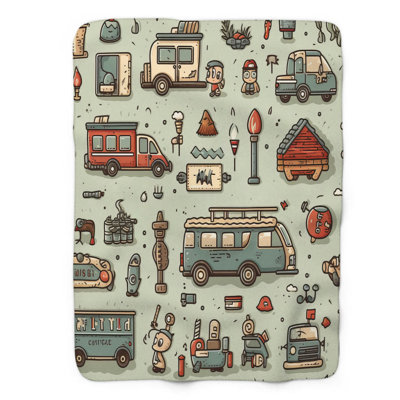 Small vehicles - 1 Piece Premium Blanket