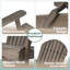 Chaise Adirondack pliante en bois d'acacia-638743604