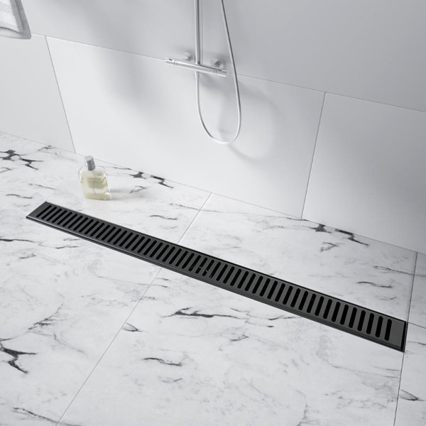 Lineup of Linear Shower Drains