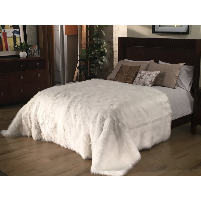 Machine Woven Coverlet, White, King Bedspread
