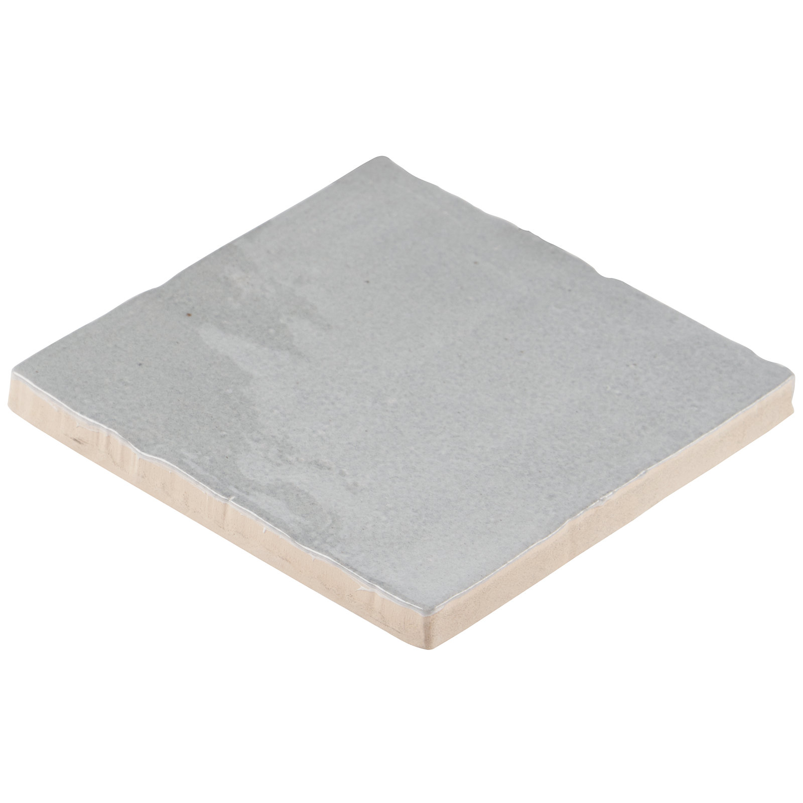 Bond Tile Karma 4" x 4" Glazed Ceramic Wall Tile (6.45 Sq. Ft. / Case), Gray