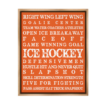 "Ice Hockey" par Melody Hogan sur toile